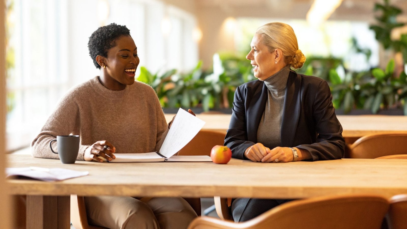 UBS personal and corporate banking conversation.