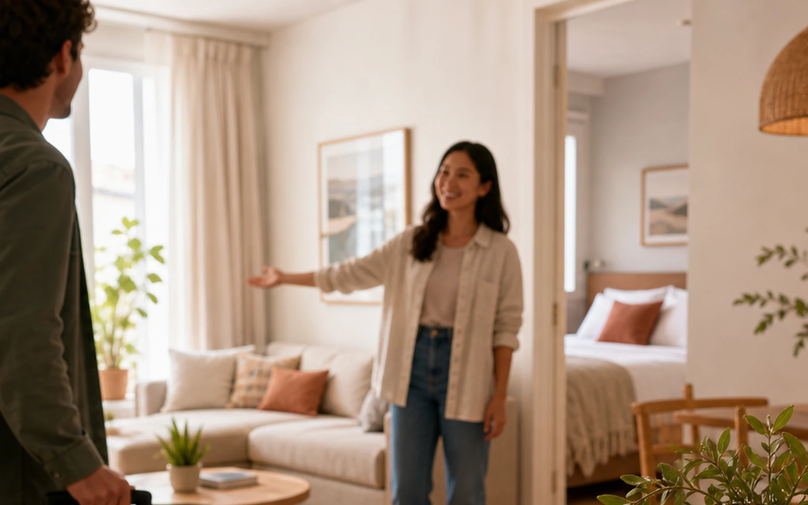 Airbnb arrival trust visual.