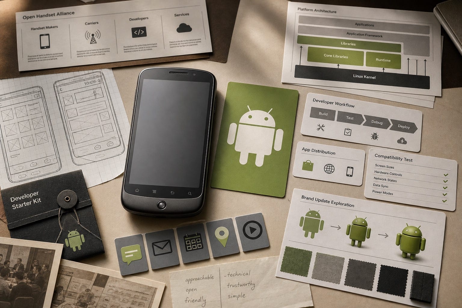 Android brand proof visual