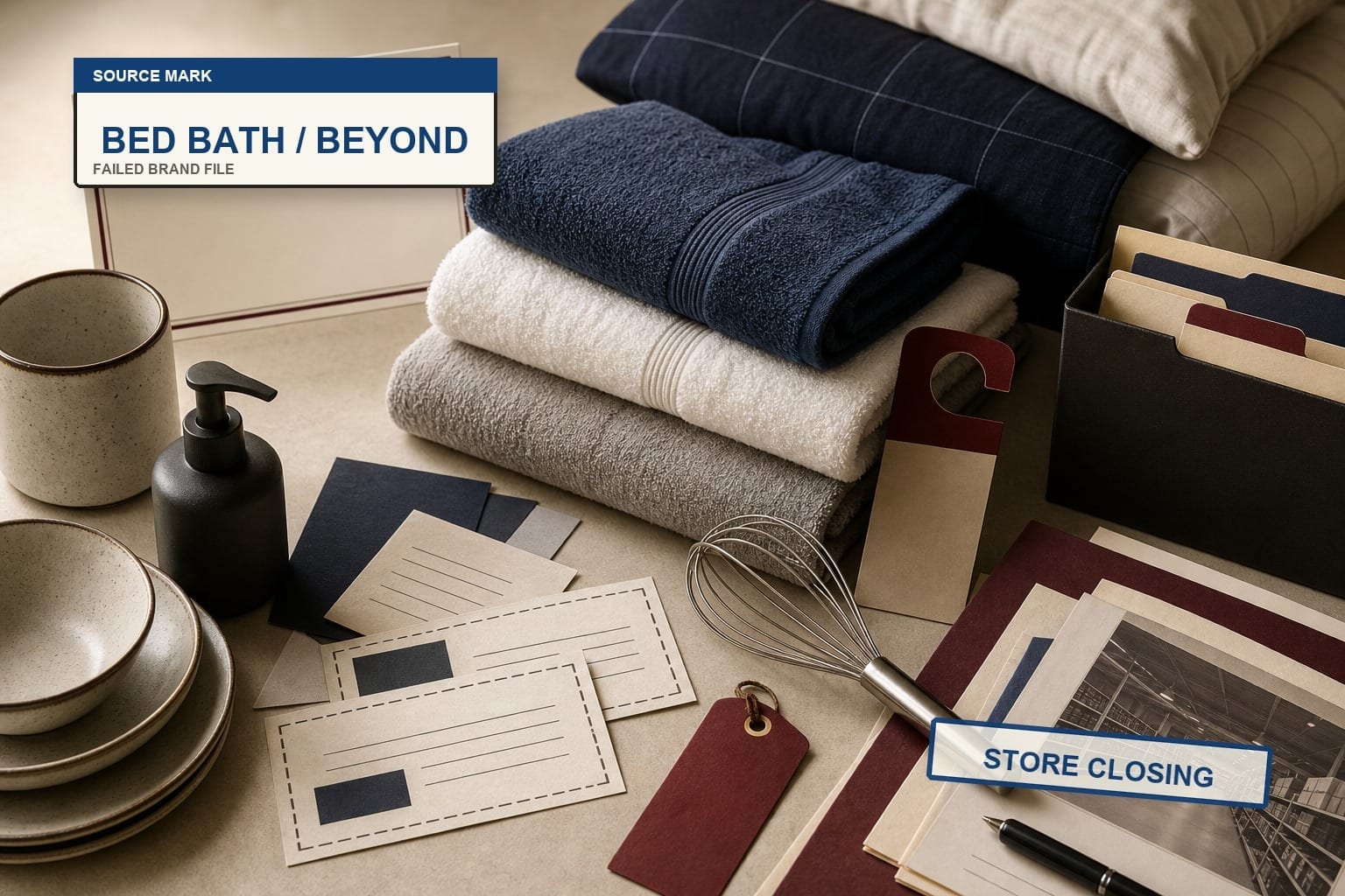 Bed Bath & Beyond brand proof visual