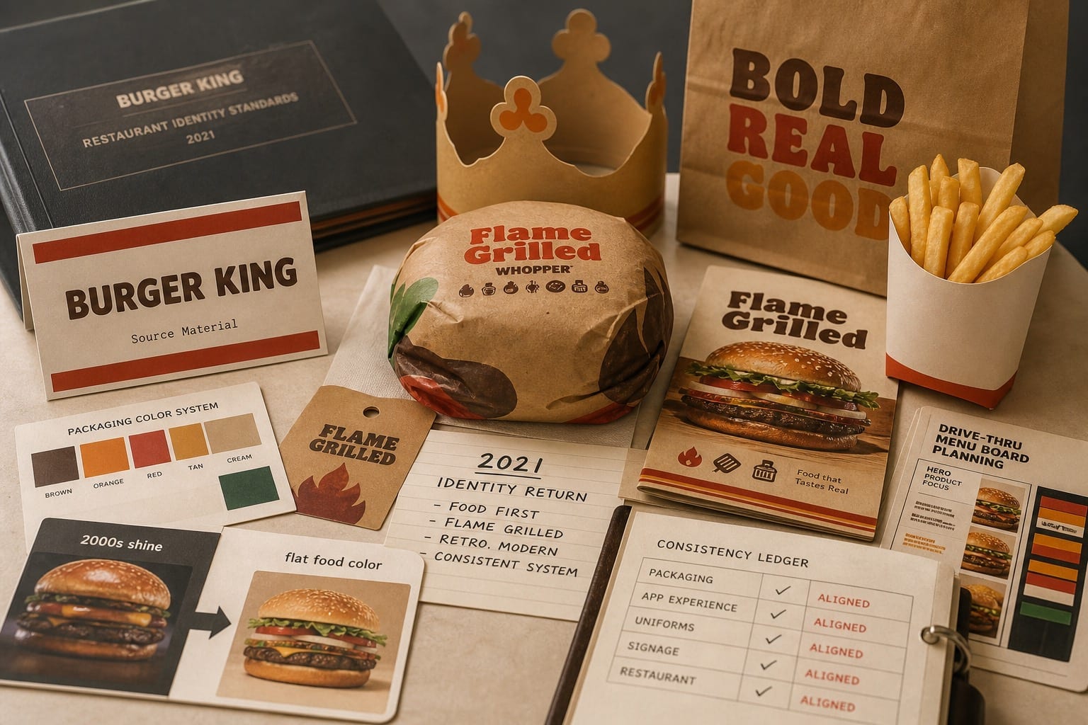 Burger King brand proof visual
