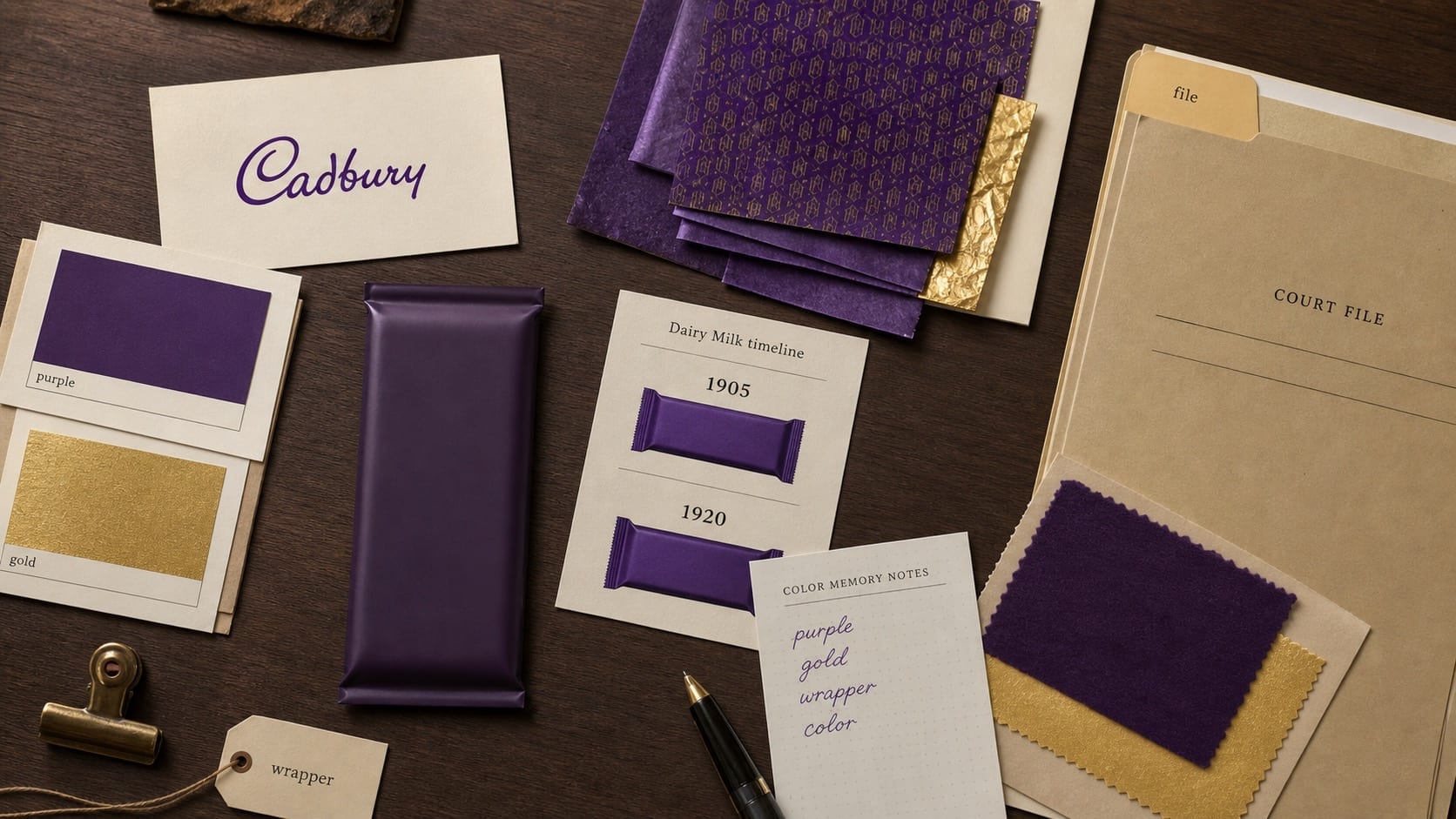 Cadbury brand proof visual