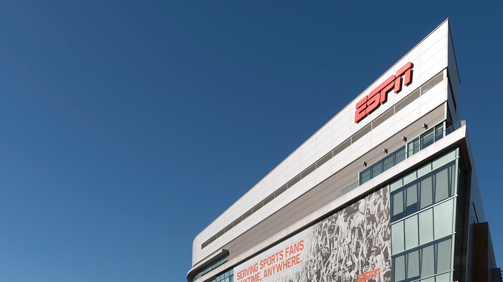 ESPN West Coast studio building in Los Angeles.