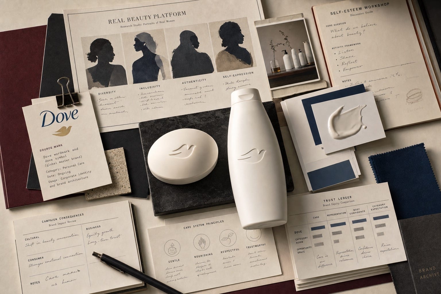 Dove brand proof visual
