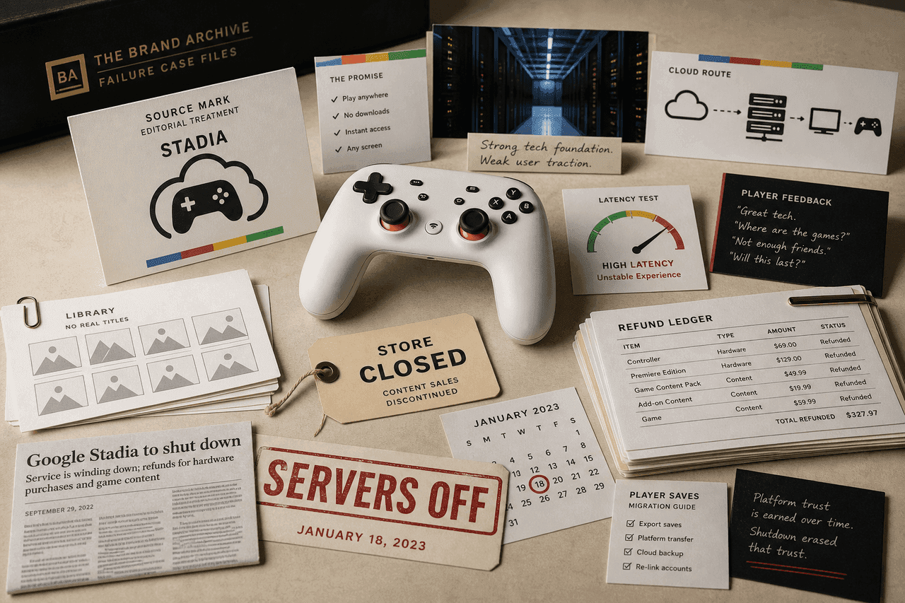 Google Stadia brand proof visual