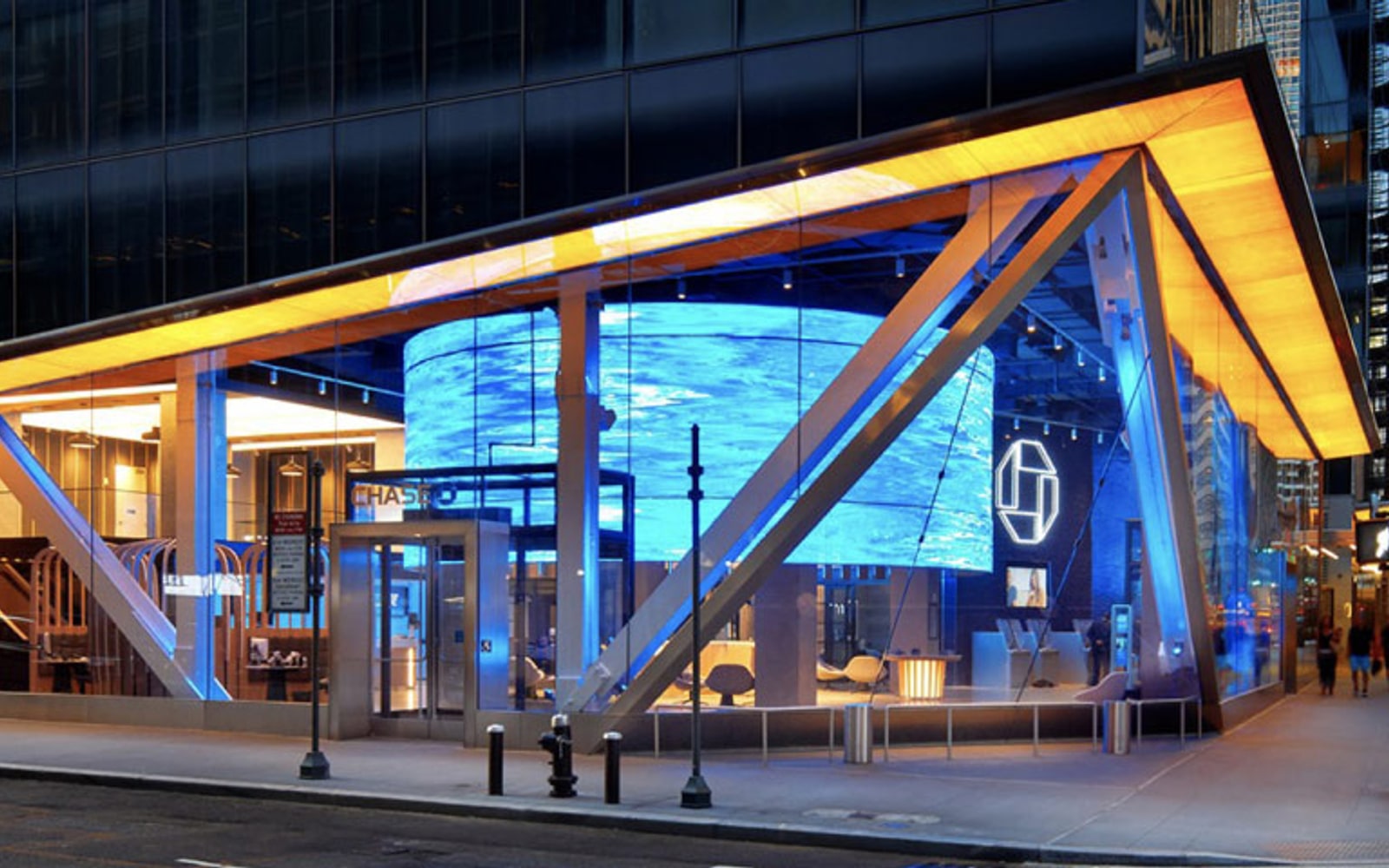 Official JPMorgan Chase headquarters and business image with corporate banking environment.