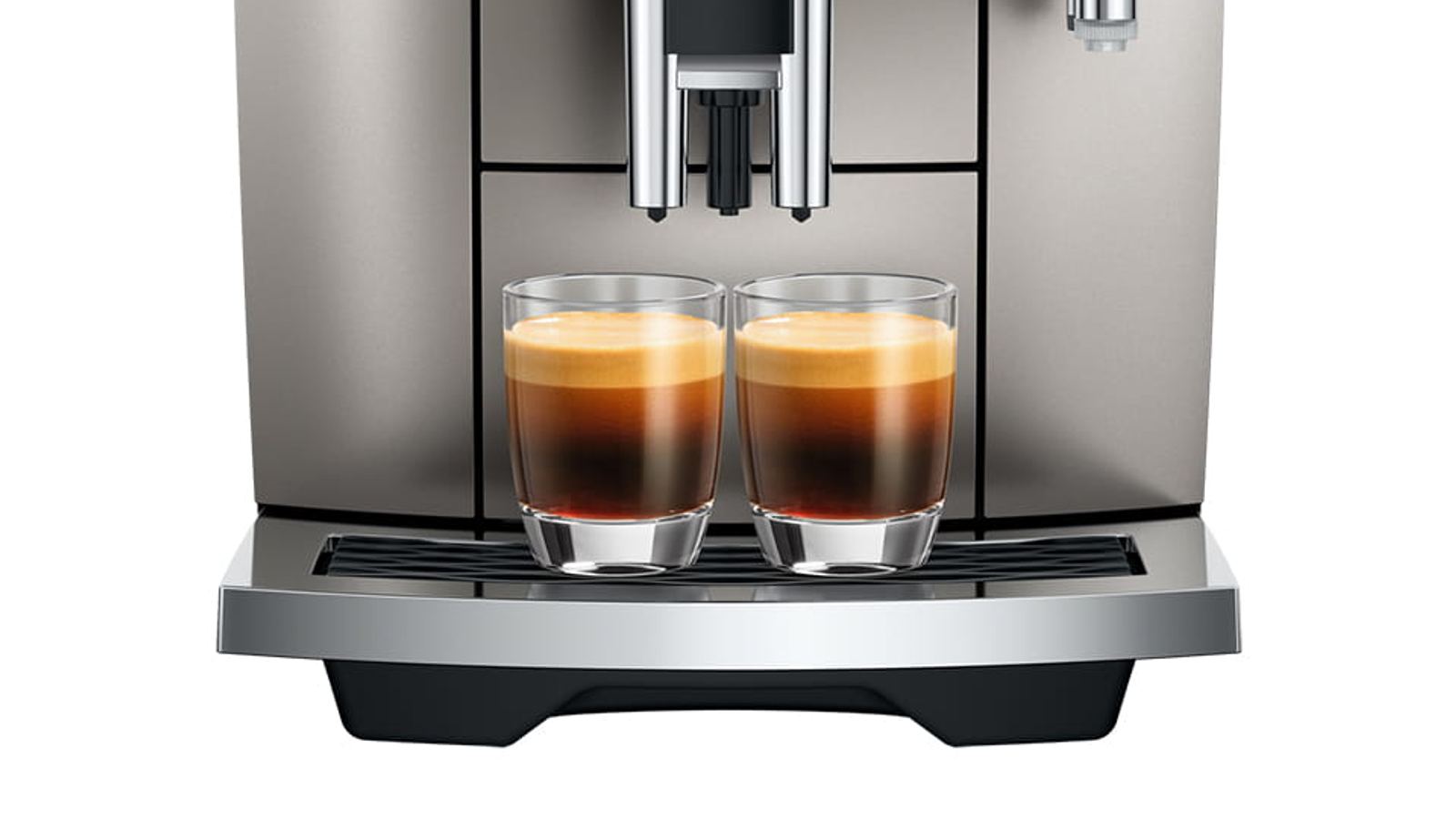 JURA E8 automatic coffee machine product proof.