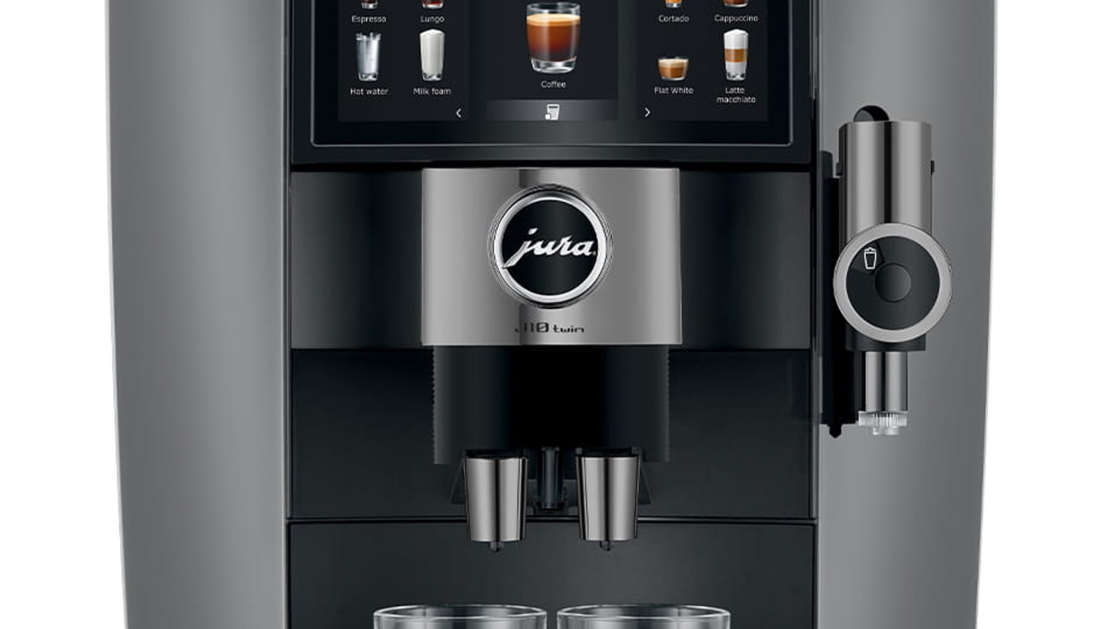 JURA J10 Twin automatic coffee machine product proof.