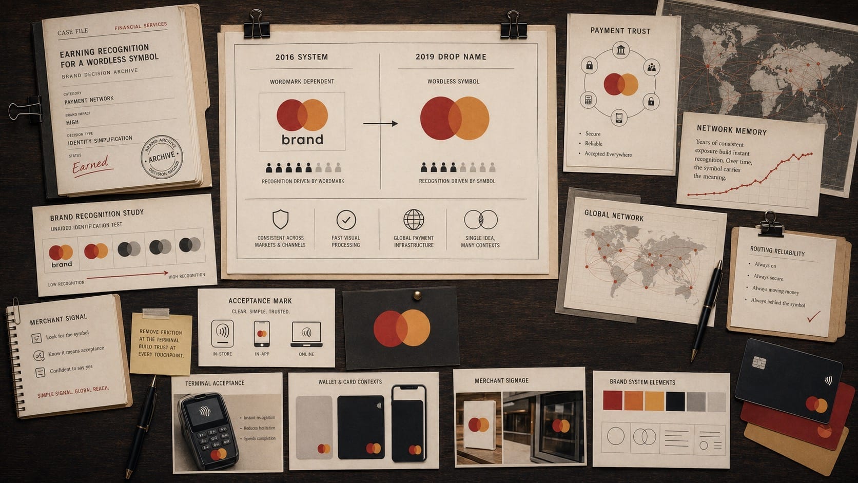 Mastercard brand proof visual