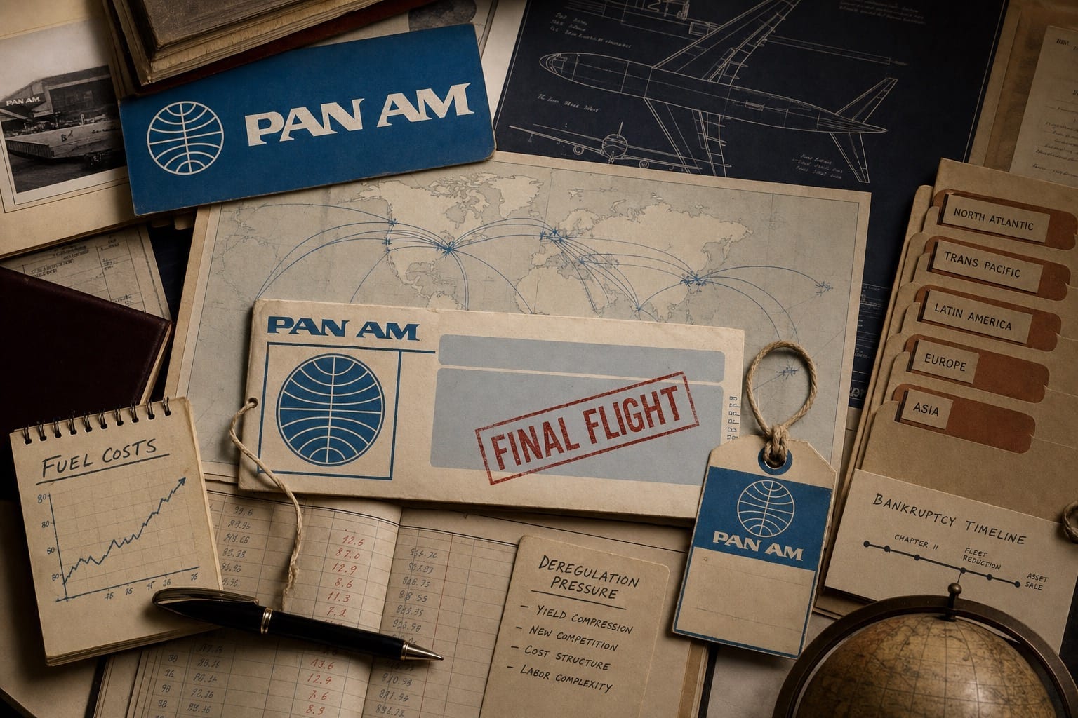 Pan Am brand proof visual