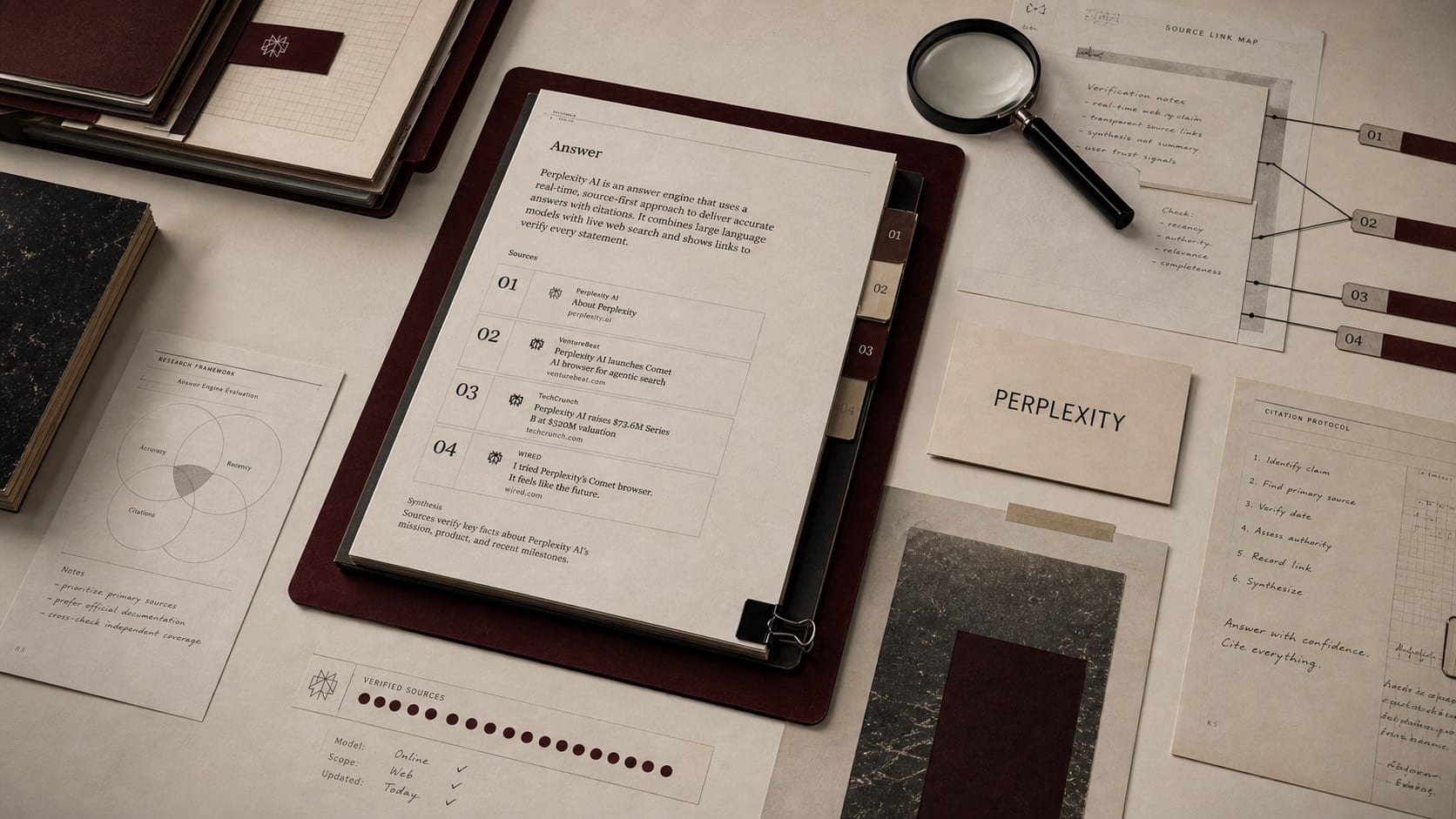Perplexity brand proof visual