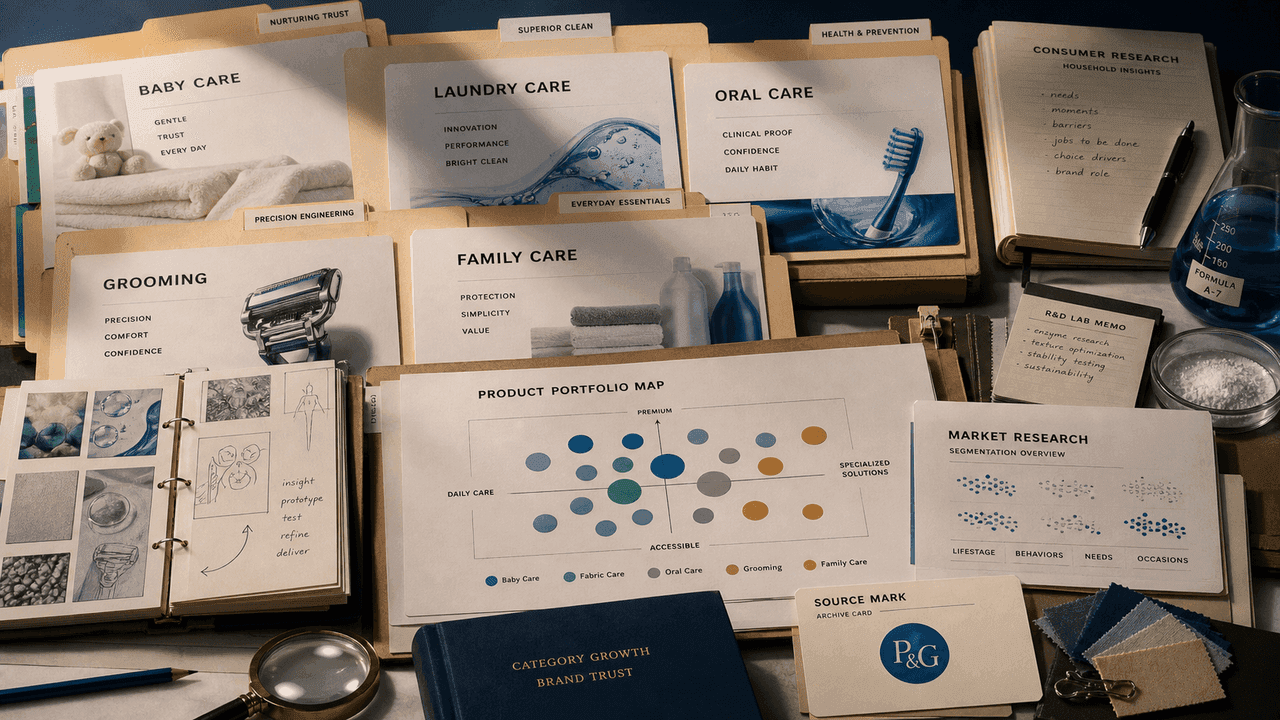 Procter & Gamble brand proof visual