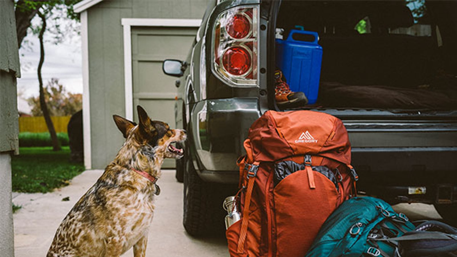 Gregory outdoor backpack campaign scene.