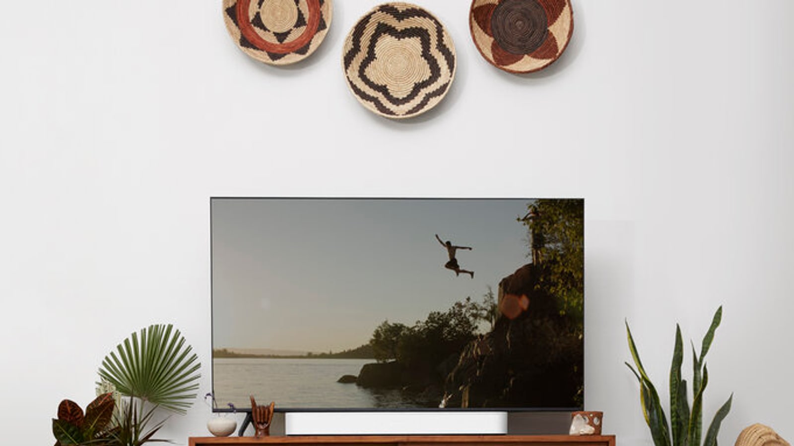 Sonos Beam soundbar in a home entertainment context.