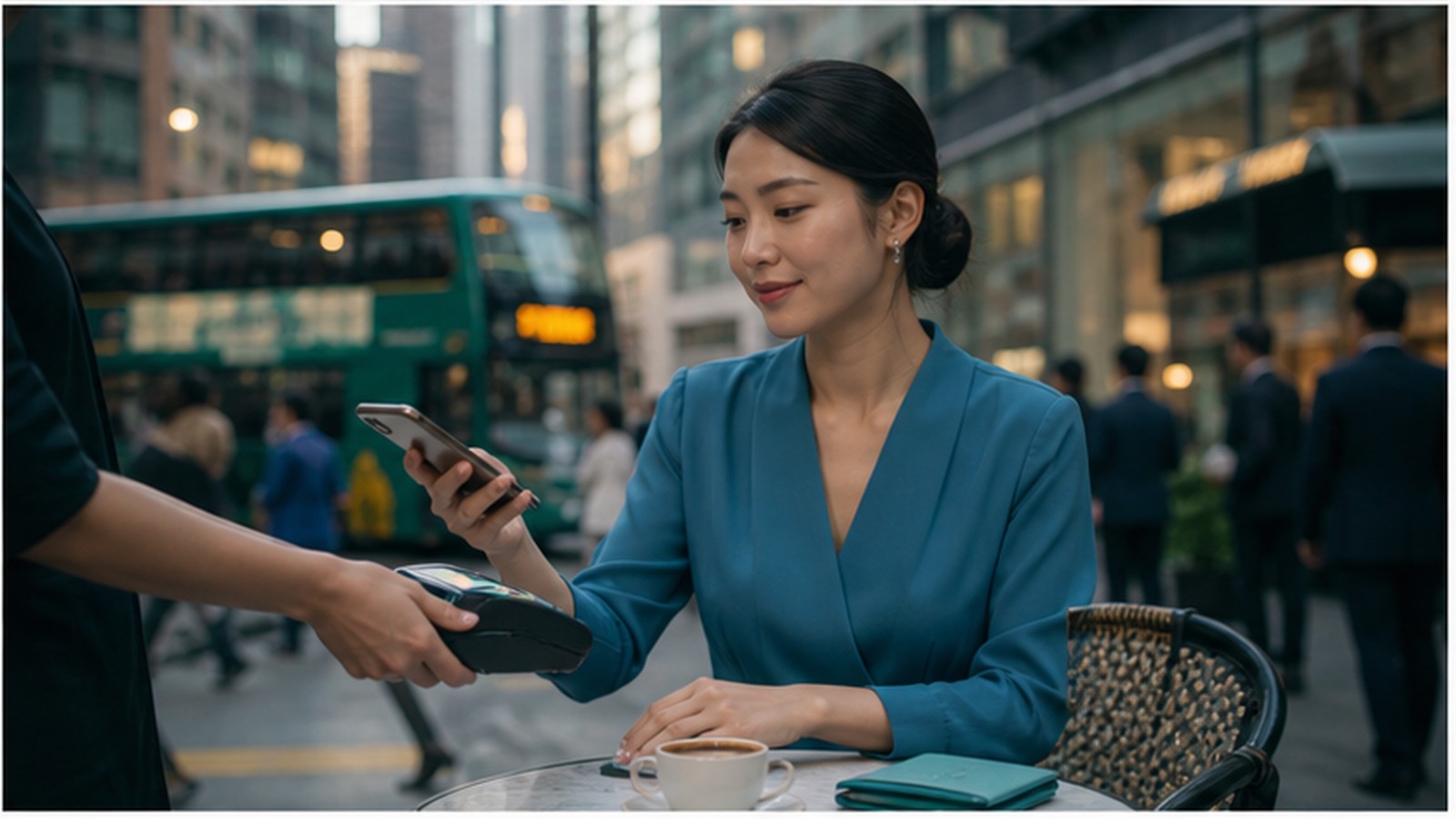 Standard Chartered mobile payment service visual.