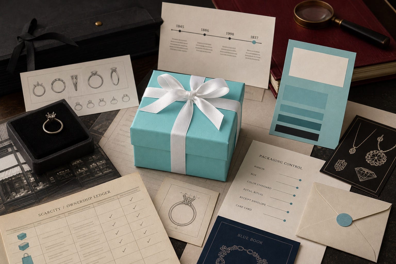 Tiffany brand proof visual
