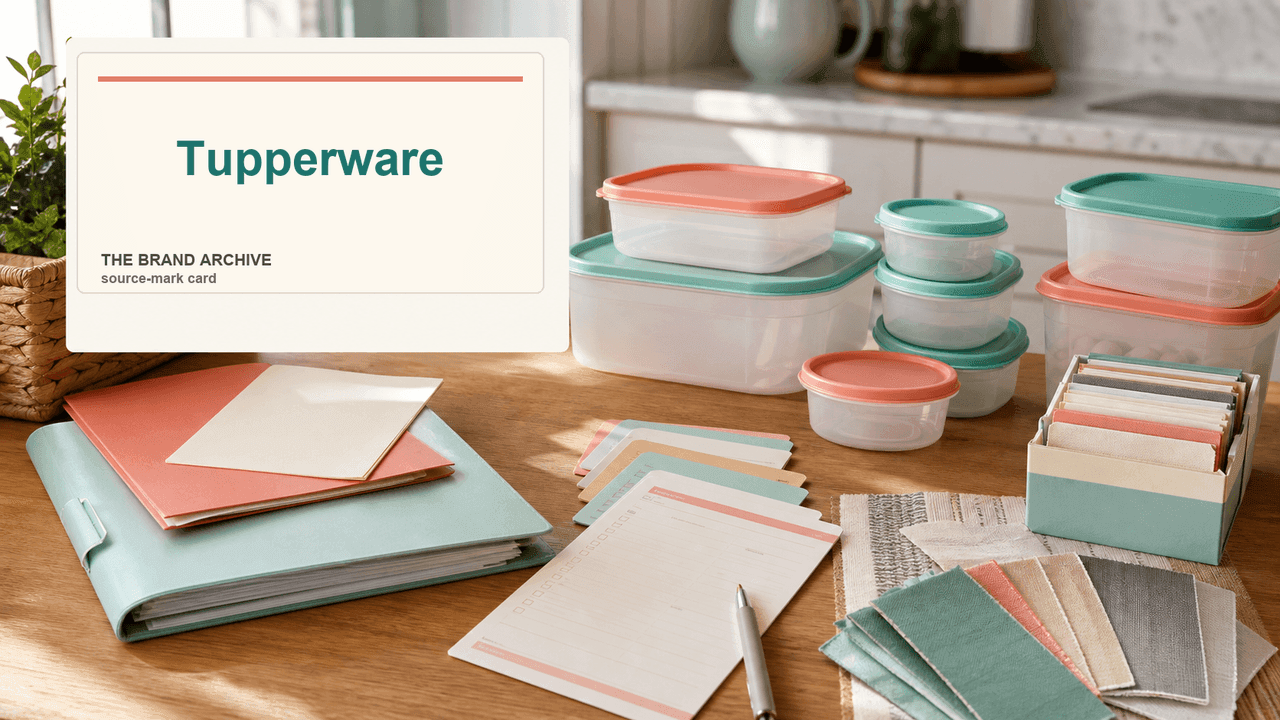 Tupperware brand proof visual