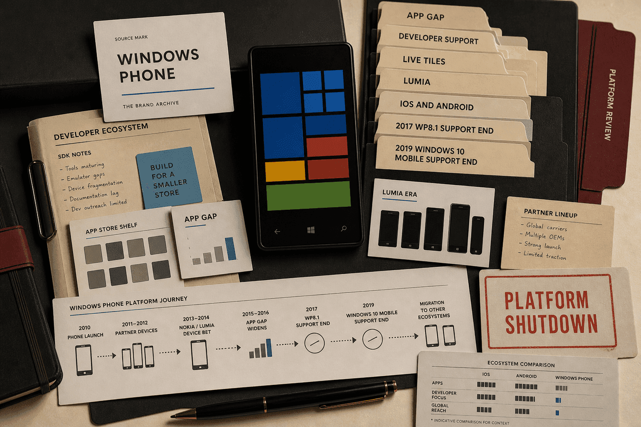 Windows Phone brand proof visual