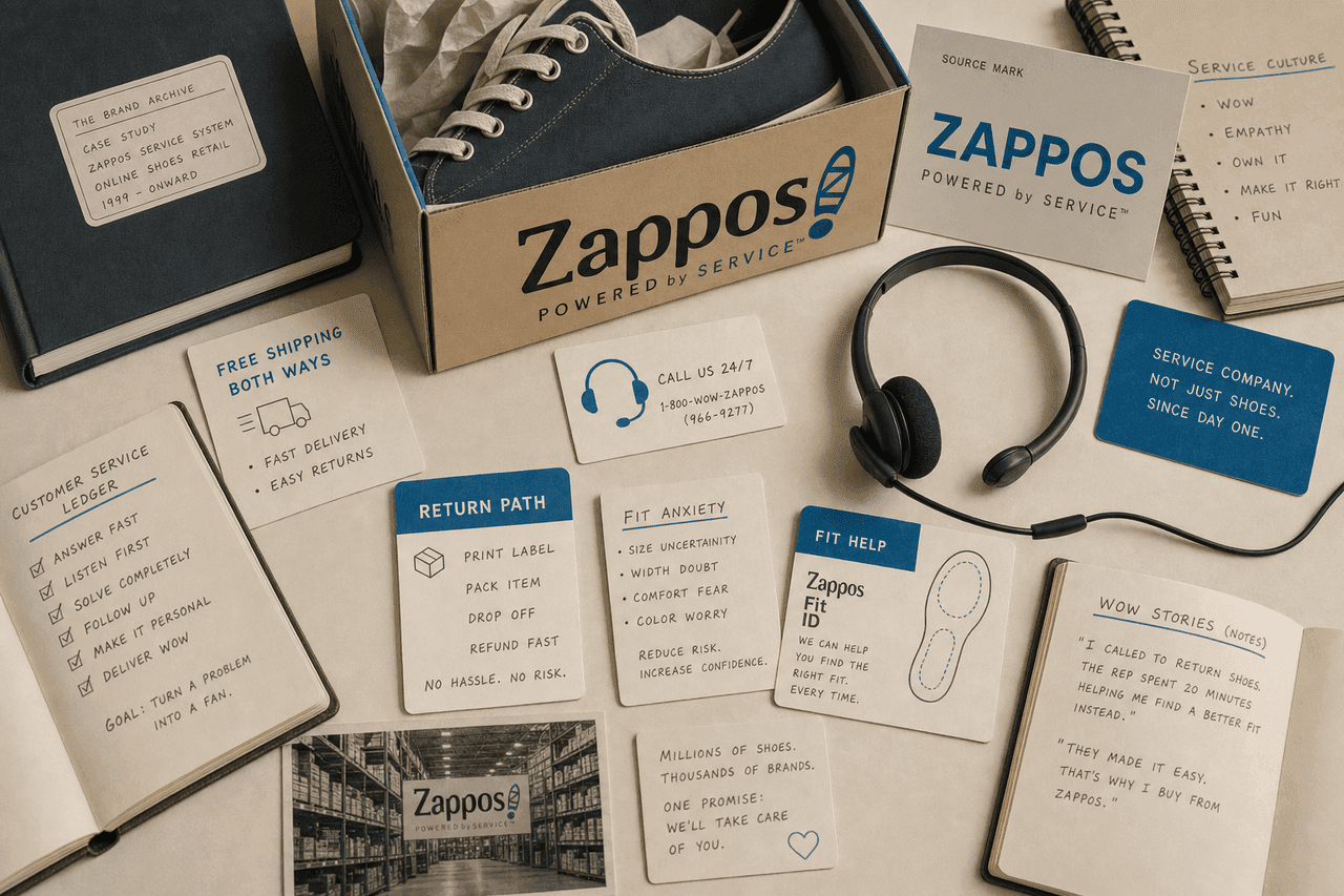 Zappos brand proof visual
