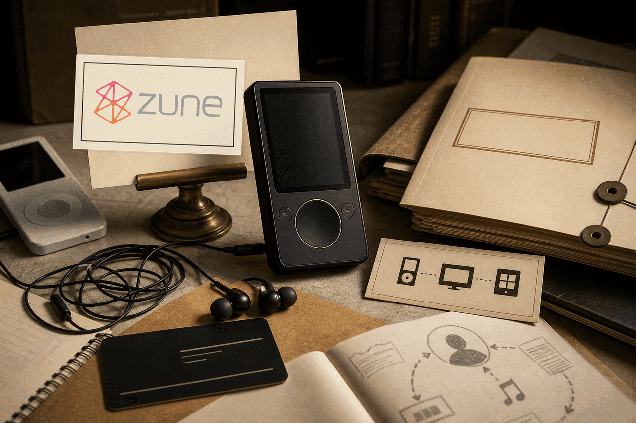 Zune brand proof visual