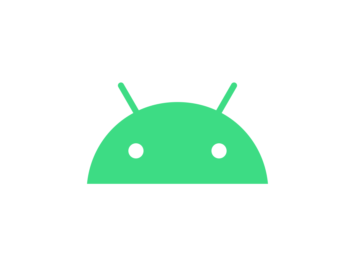 Flat bugdroid head