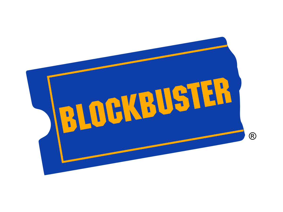1996-2023 / flat Blockbuster ticket