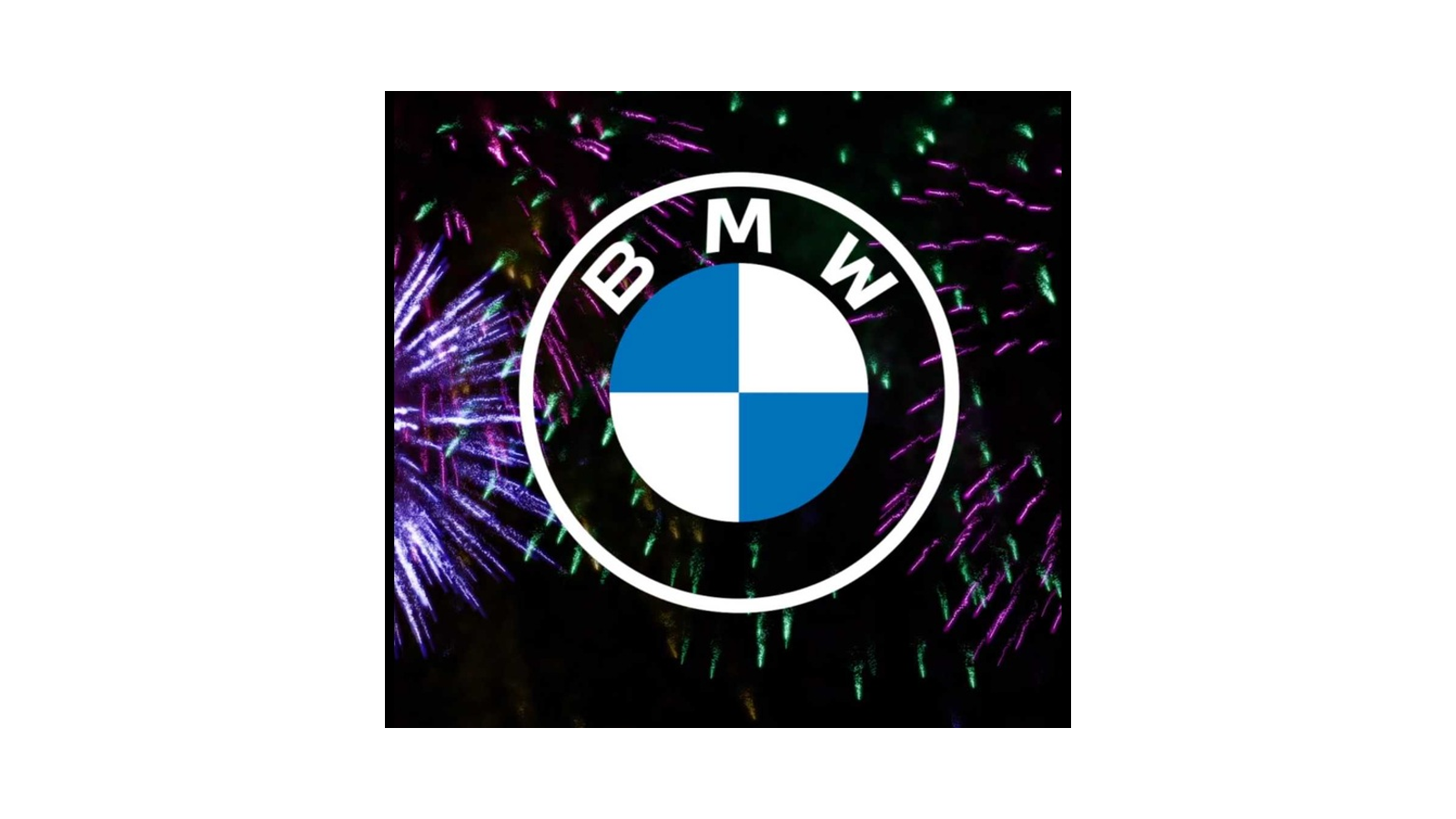 Current BMW communication roundel introduced in 2020.
