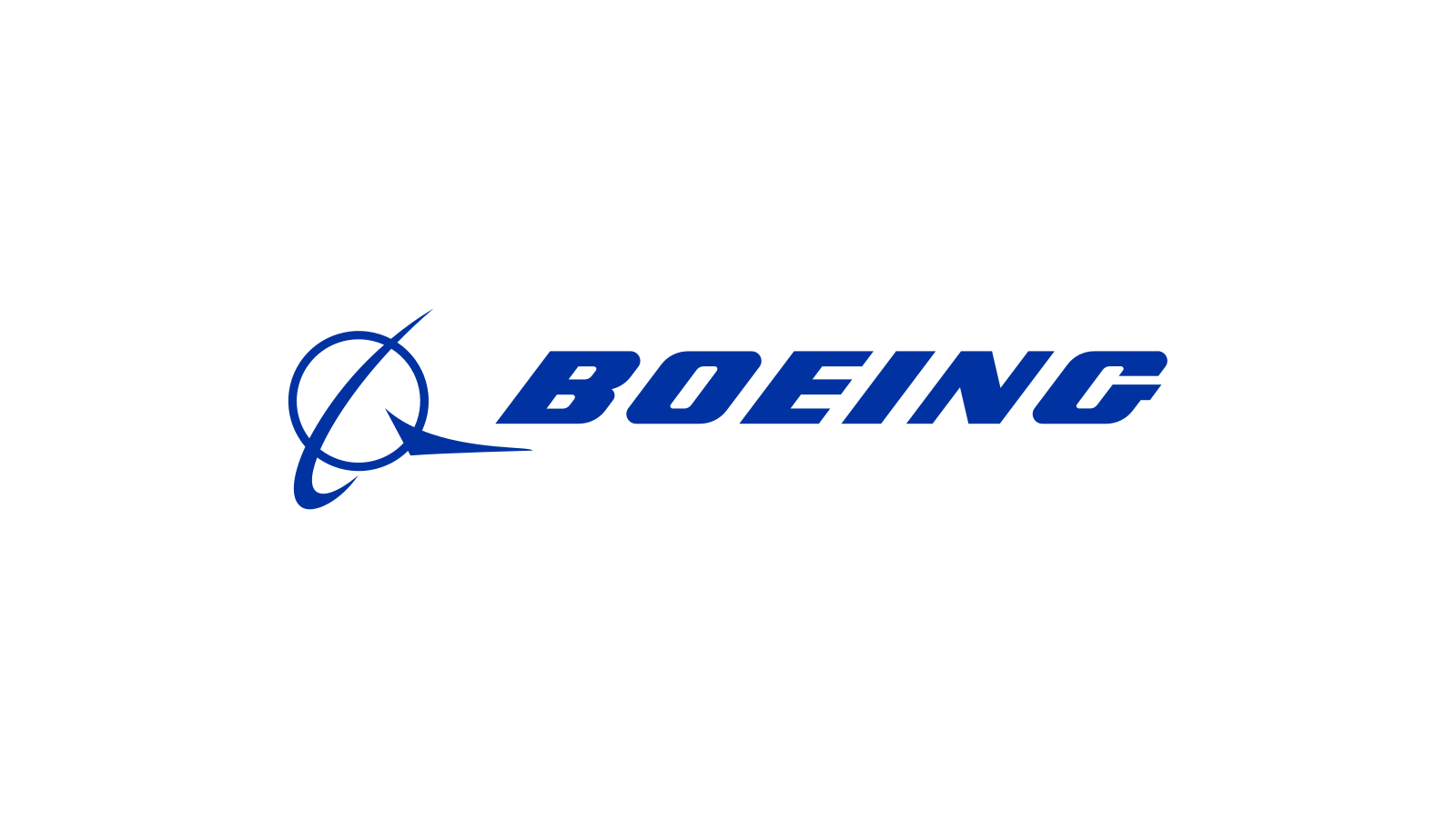 Boeing company symbol and wordmark.