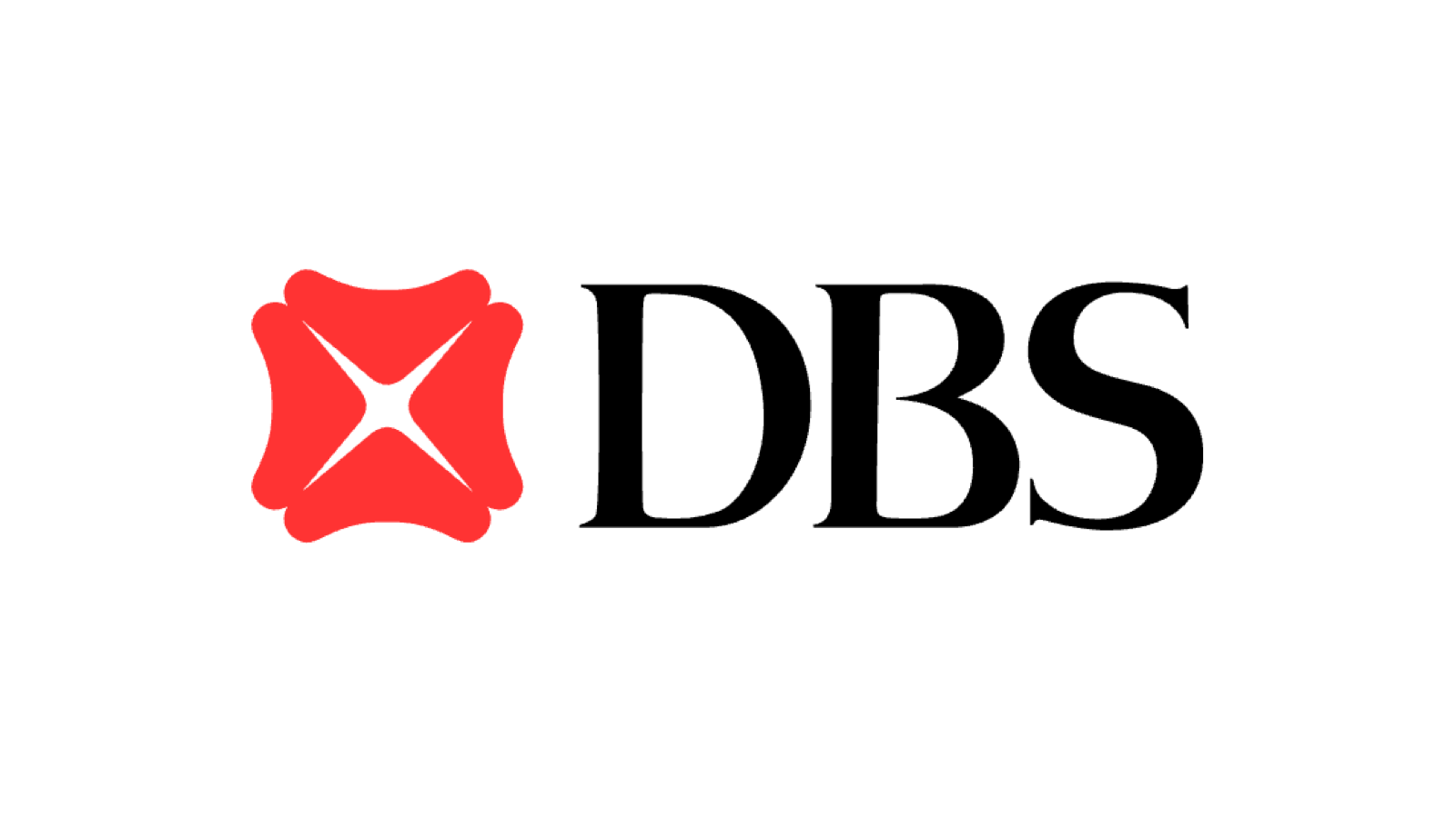 DBS source-backed current logo mark on a fixed white canvas.