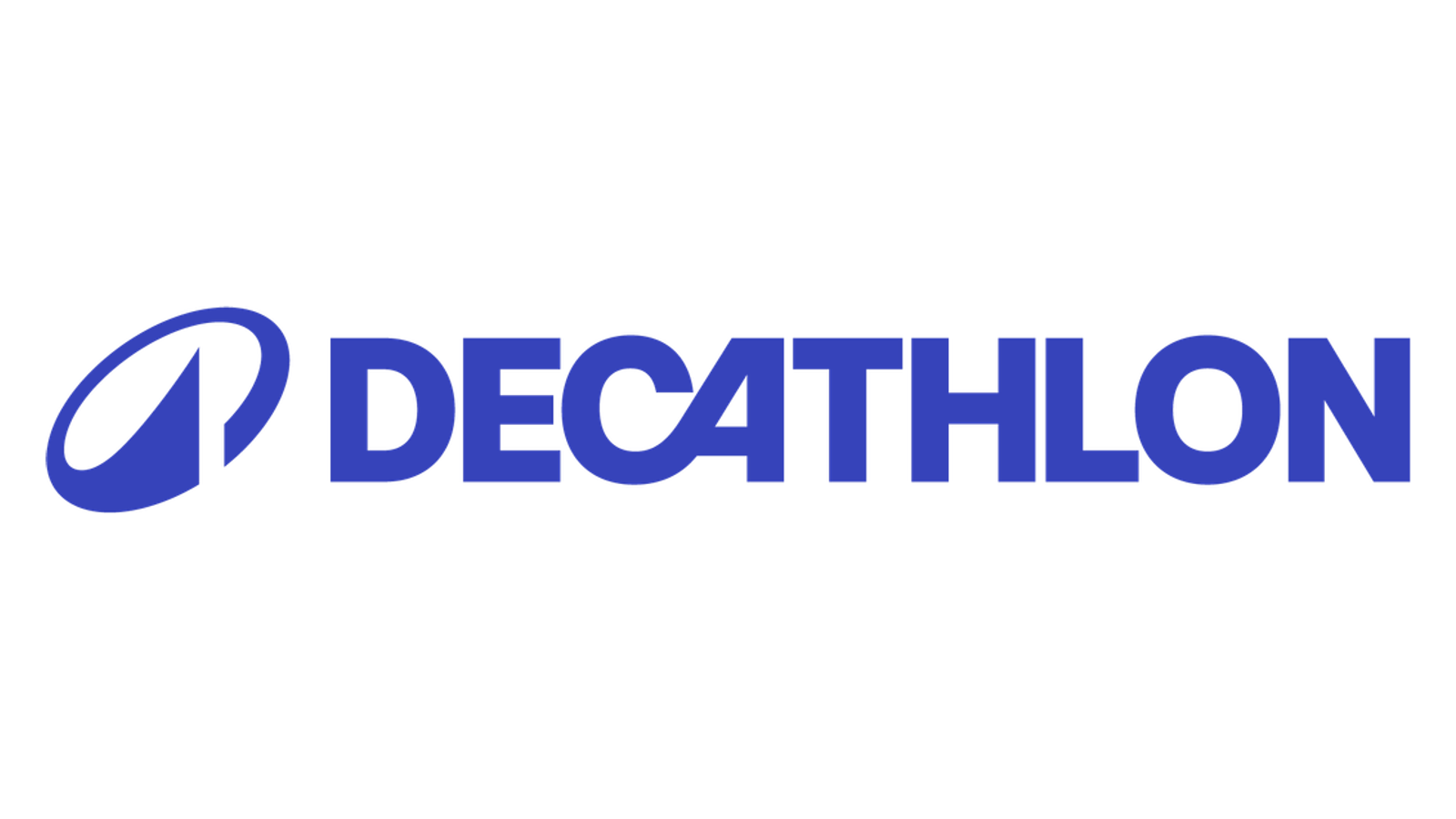 Decathlon official blue and white logo.