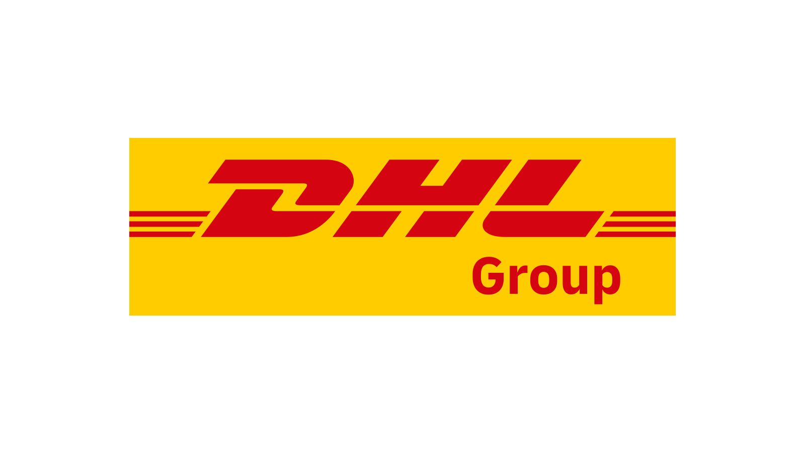 DHL Group current source-backed masterbrand mark.