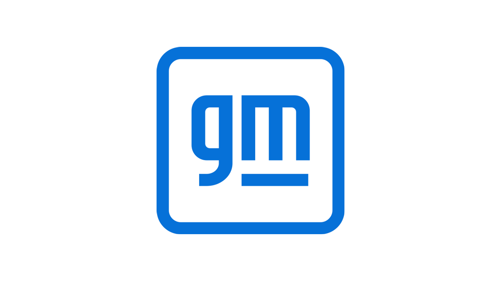 Lowercase electric-era GM mark