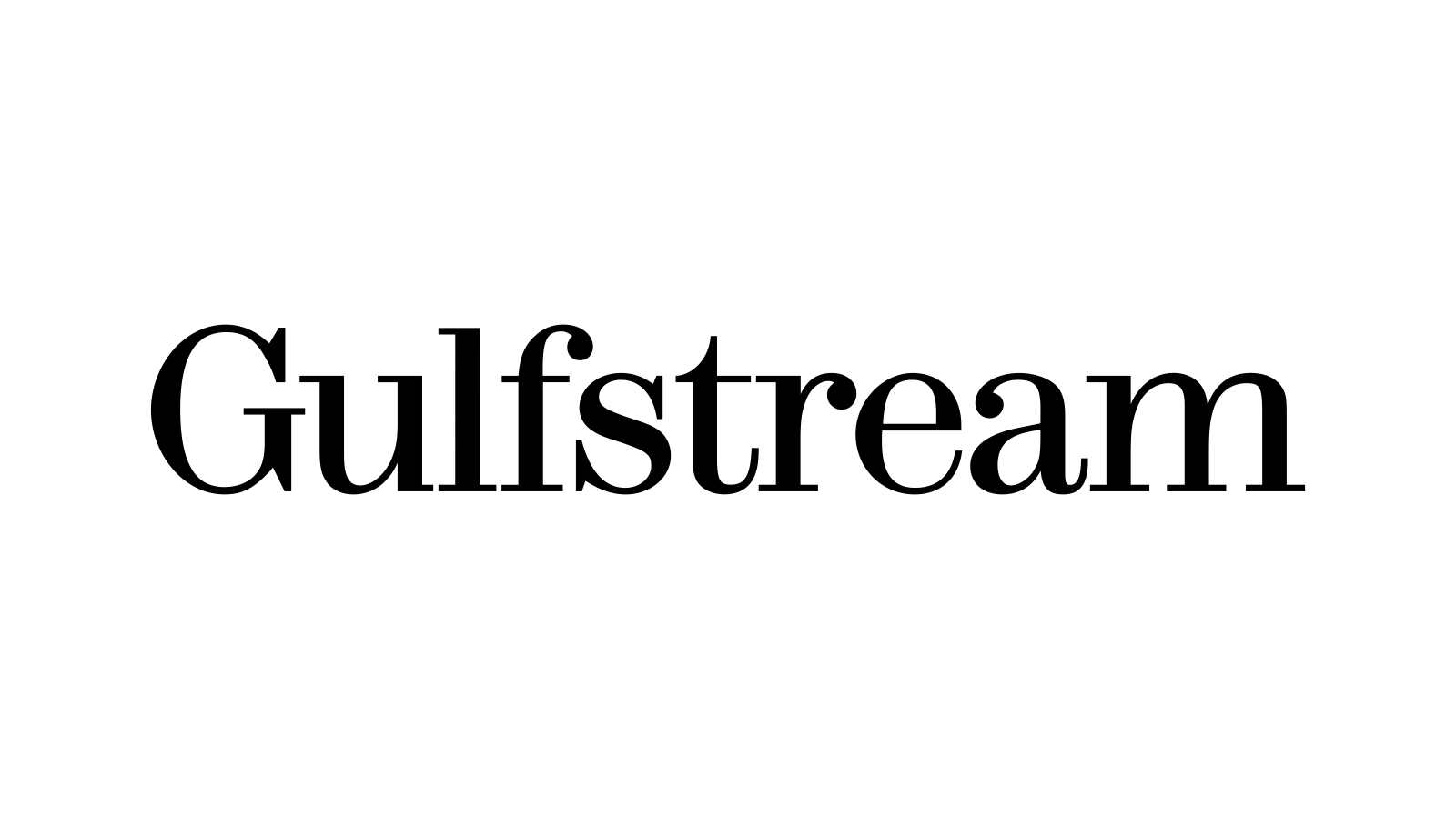 Gulfstream current verified wordmark.