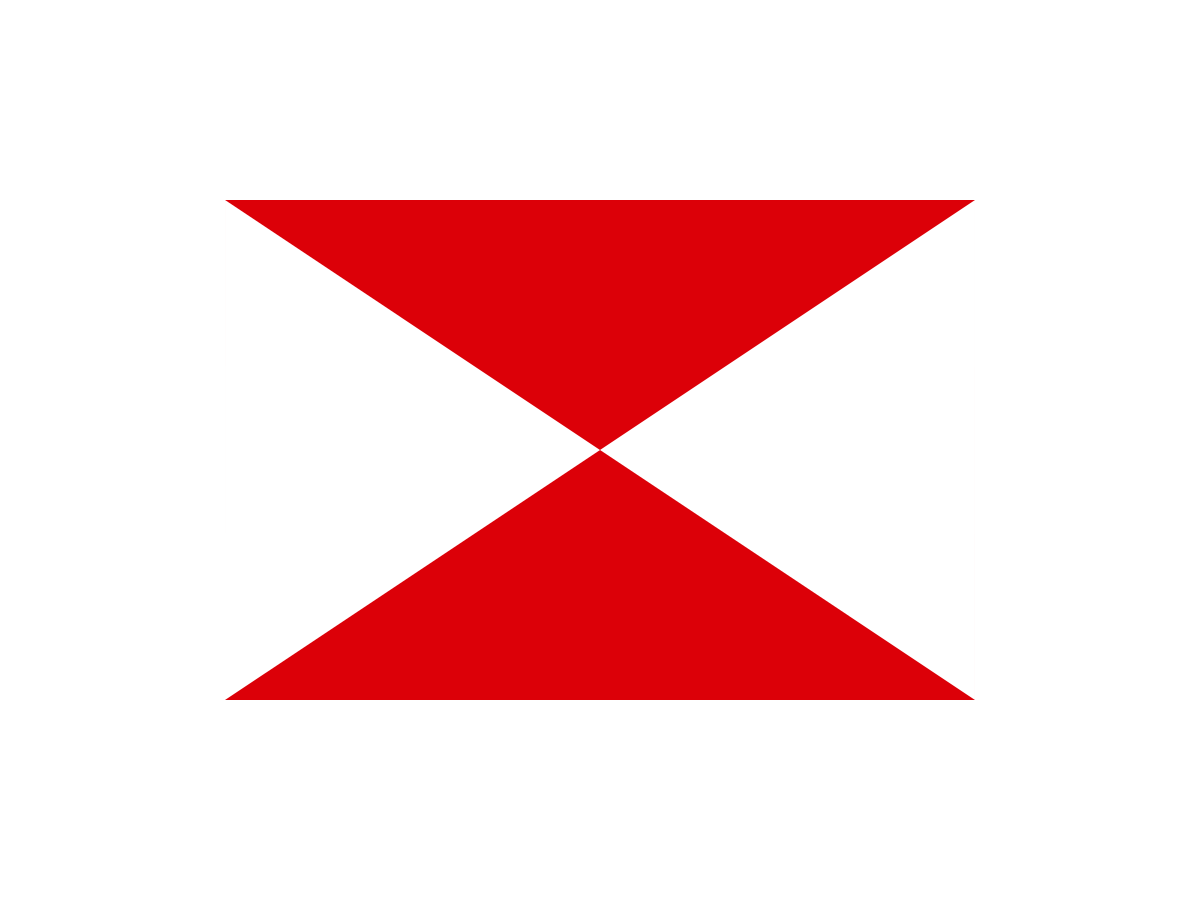 Red-white house flag