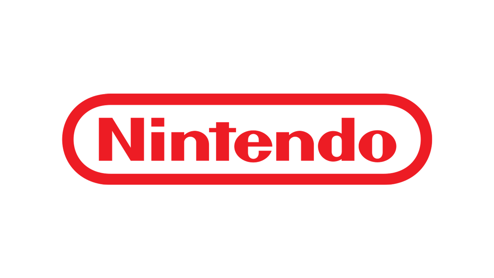 Current red Nintendo racetrack wordmark on a clean white canvas.