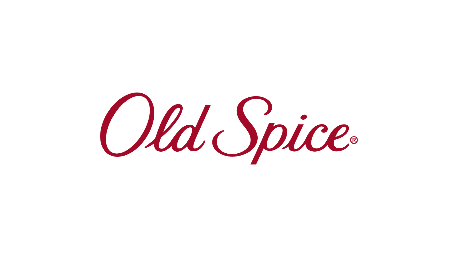 Old Spice official-source mark on a fixed brand page canvas.