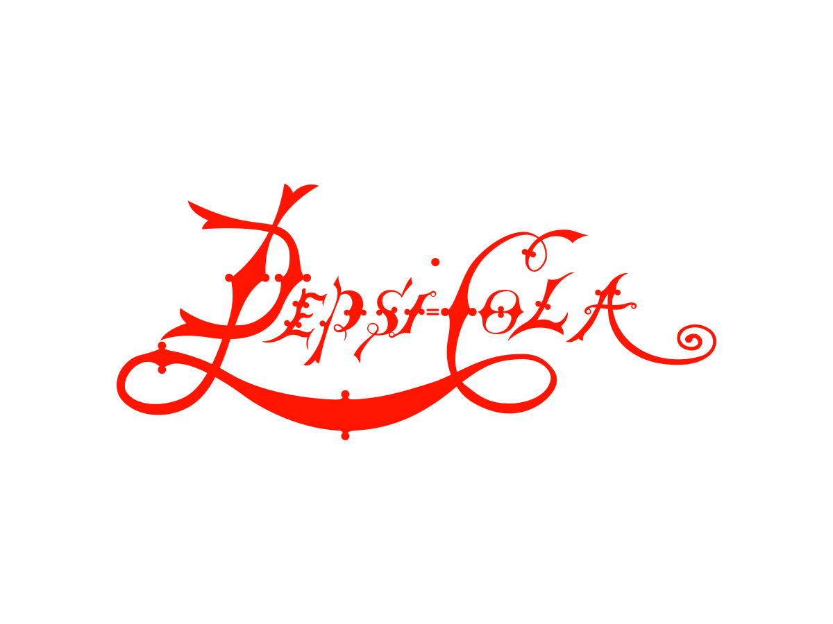 Early Pepsi-Cola script