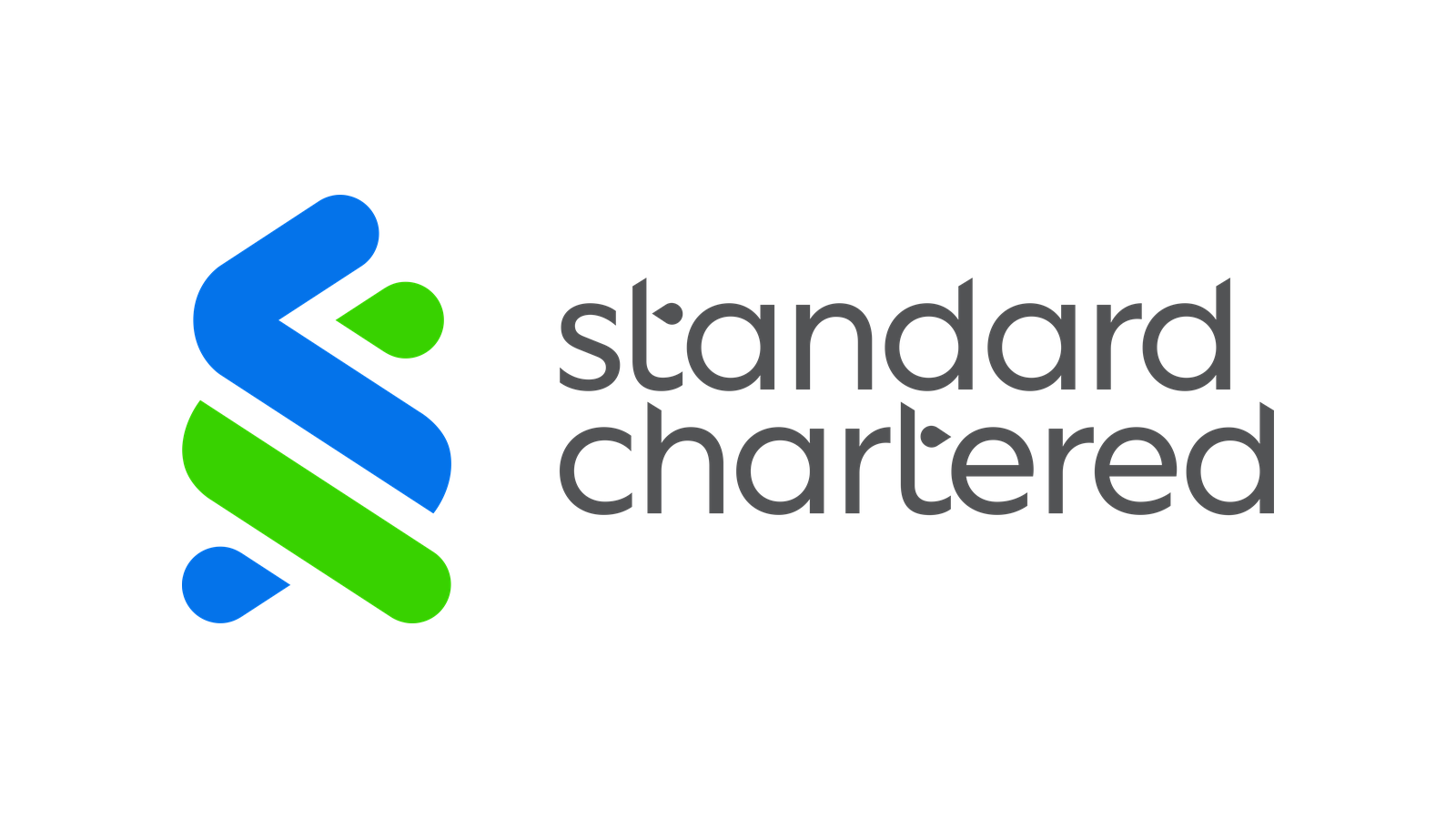 Standard Chartered source-backed current logo mark on a fixed white canvas.