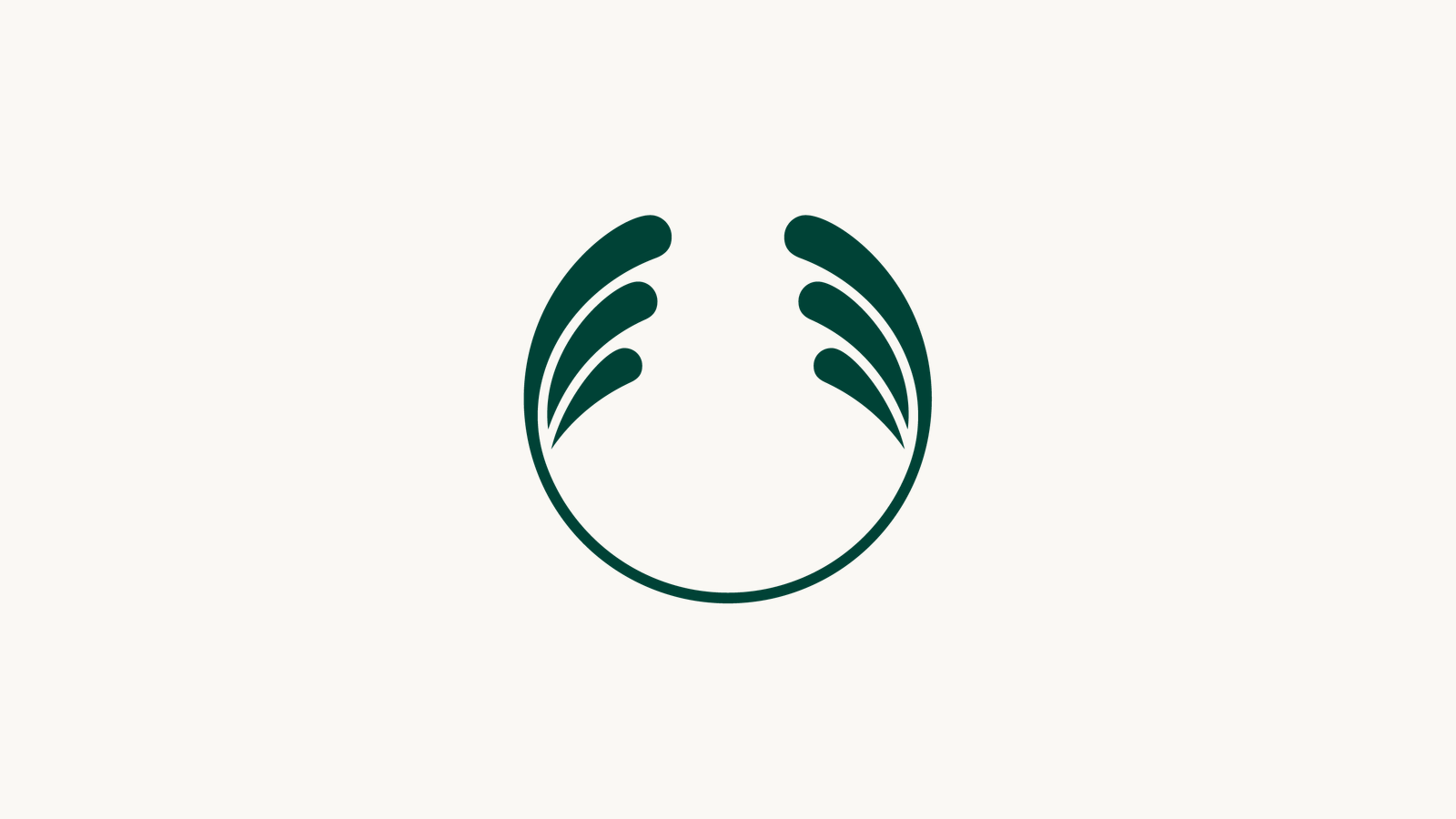 Current The Body Shop pod symbol on a normalized warm-white canvas.