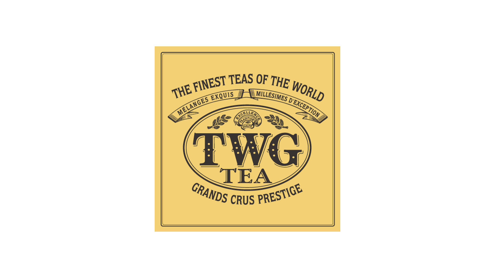 TWG Tea current masterbrand mark on a normalized white canvas.