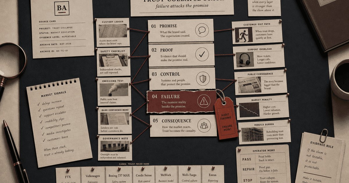 Trust Collapse Guide archive visual
