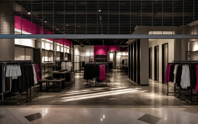 A darkened fast-fashion mall store after the U.S. Forever 21 store operator entered liquidation.